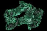 Silky Fibrous Malachite Cluster - Congo #81755-1